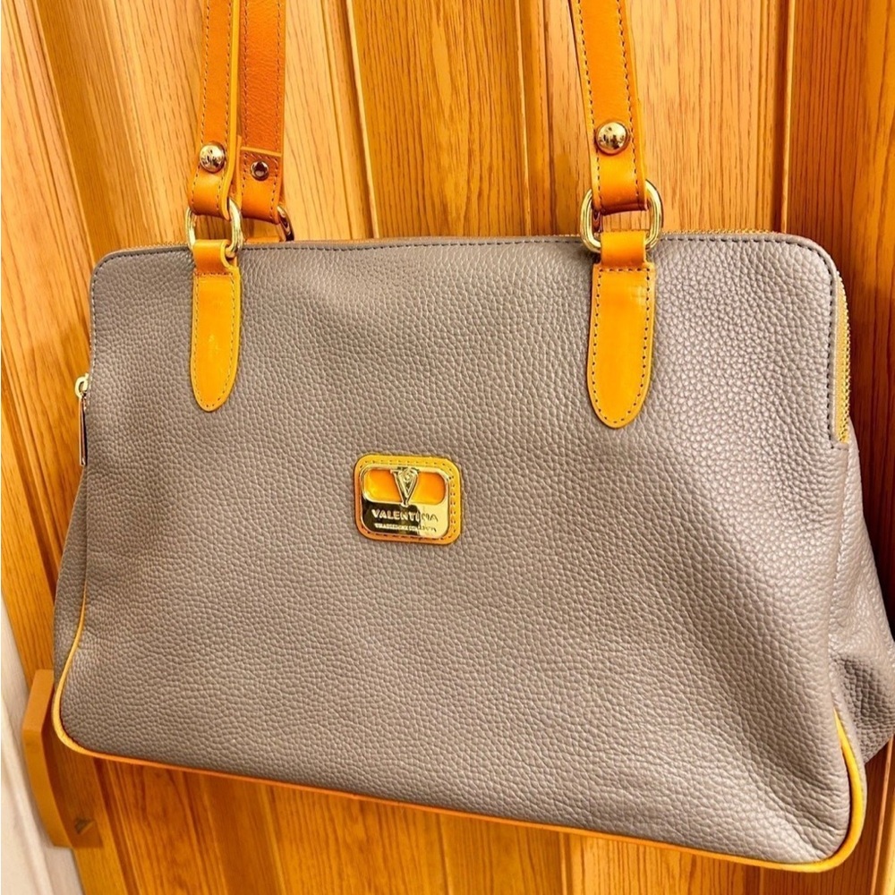 Valentina Italian Leather Tote